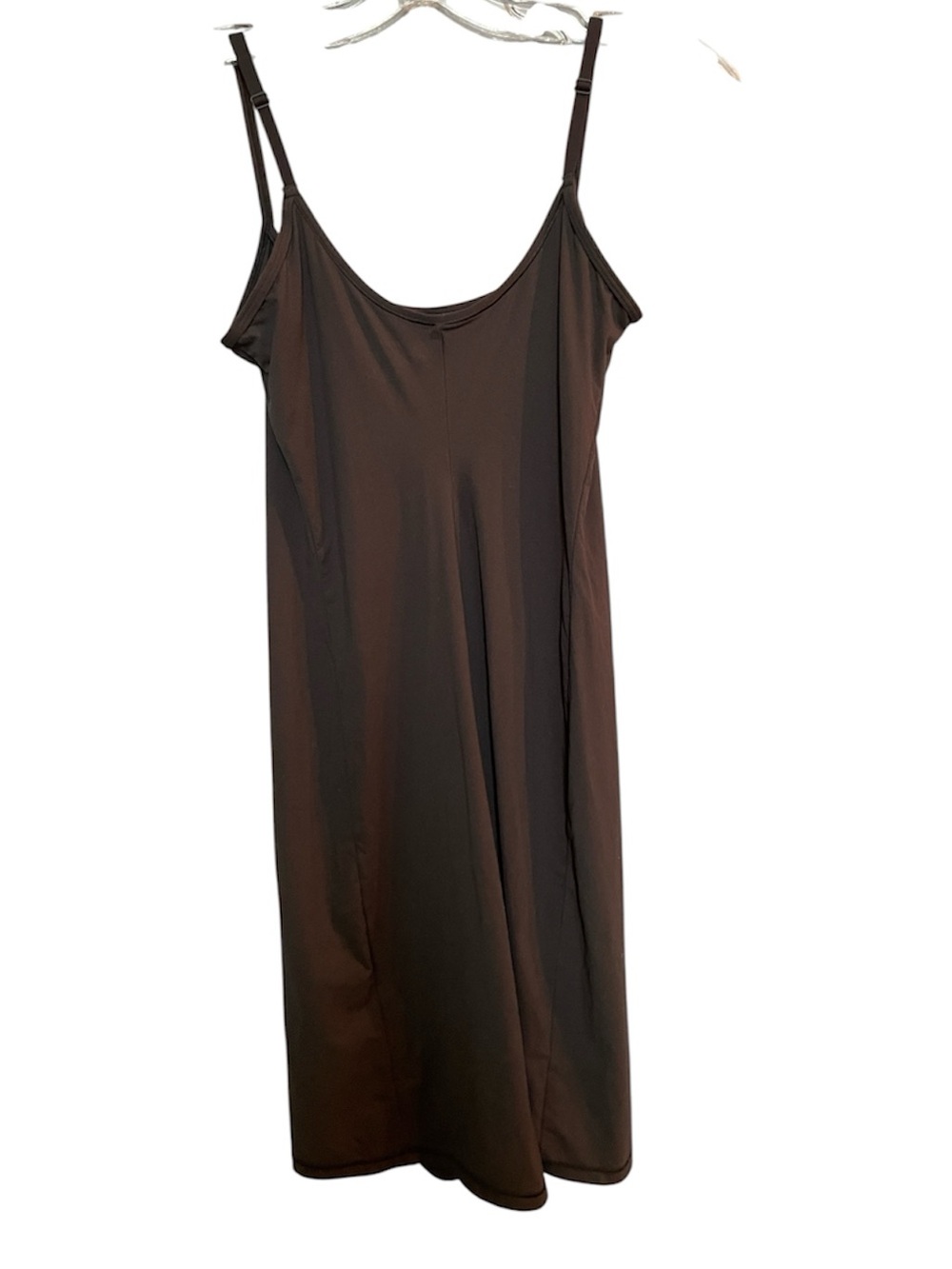 Skims Fits Everybody Slip Dress Onyx Medium Camisole - Picture 7 of 9